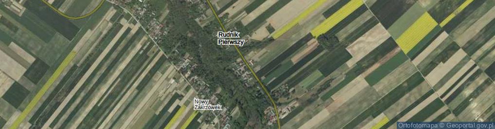 Zdjęcie satelitarne Rudnik Pierwszy ul.